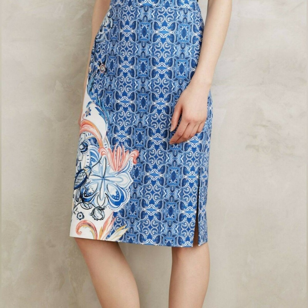 Anthropologie Becancour Pencil Skirt